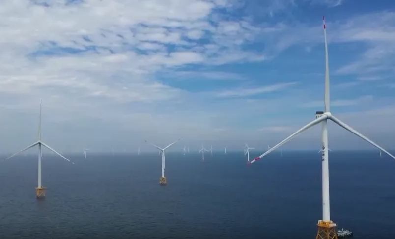 首台16兆瓦容量海上风电机组，平潭海上风电场开始全容量并网发电